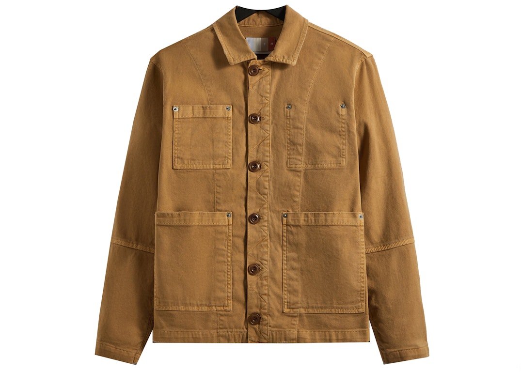 Pre-owned Kith Overdyed Canvas Willoughby Chore Jacket Oxford
