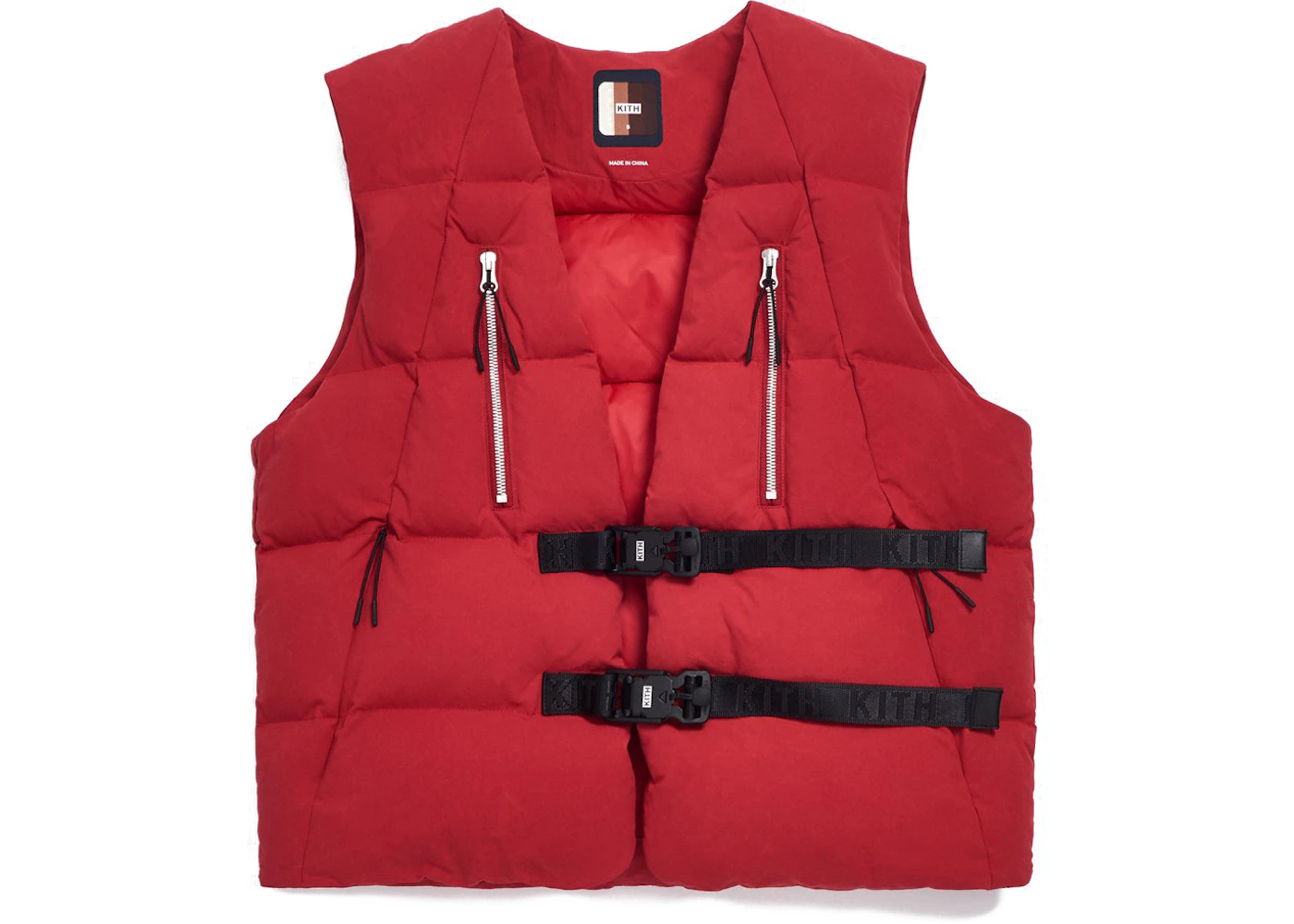 Kith Padded Utility Vest (FW20) Scarlet Sage Men's - FW20 - US