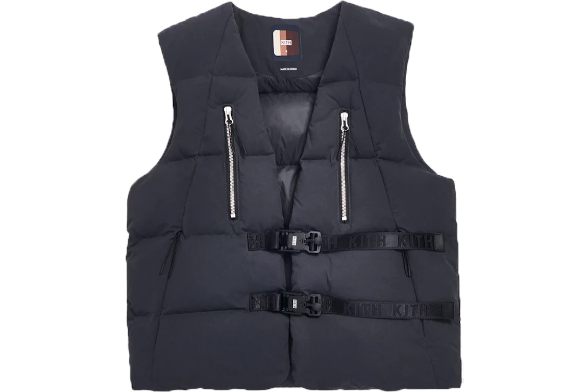 Kith Padded Utility Vest Soft Black