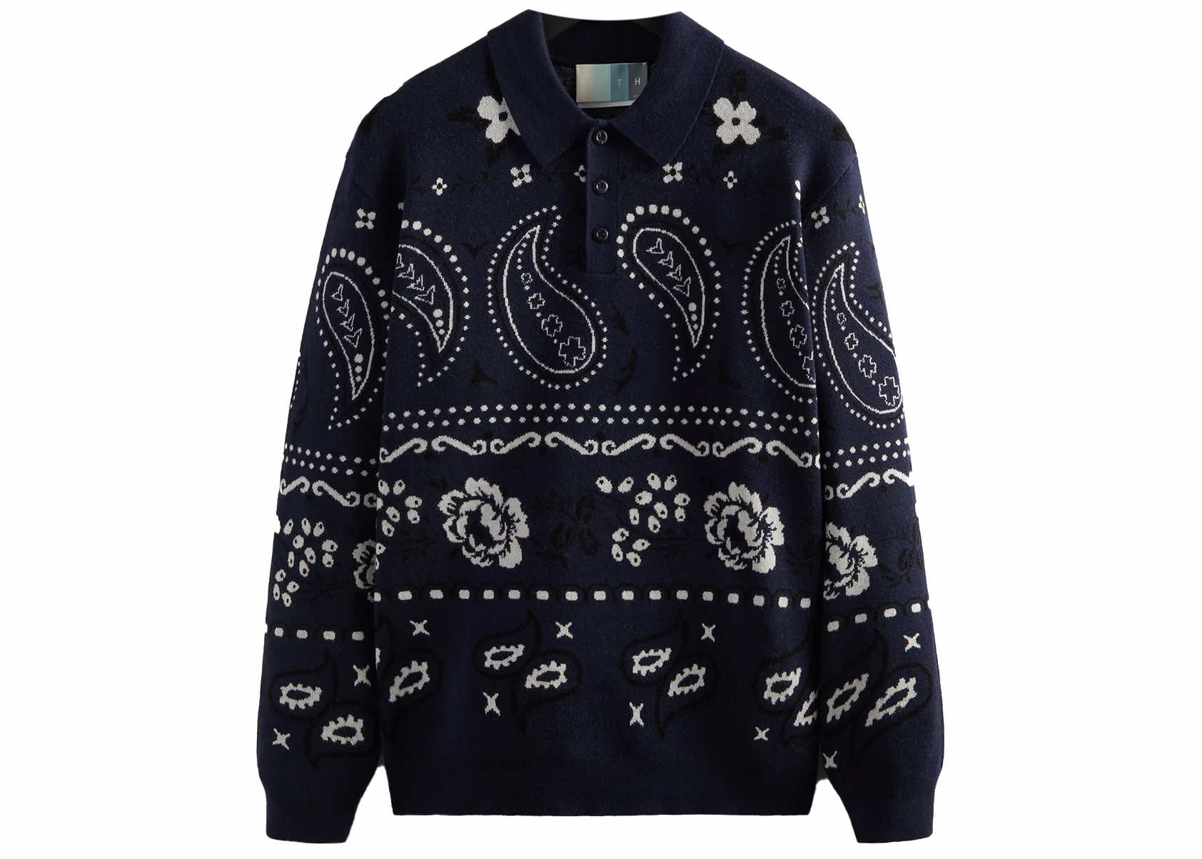 Kith Paisley Harmon Pullover Nocturnal Men's - SS23 - US