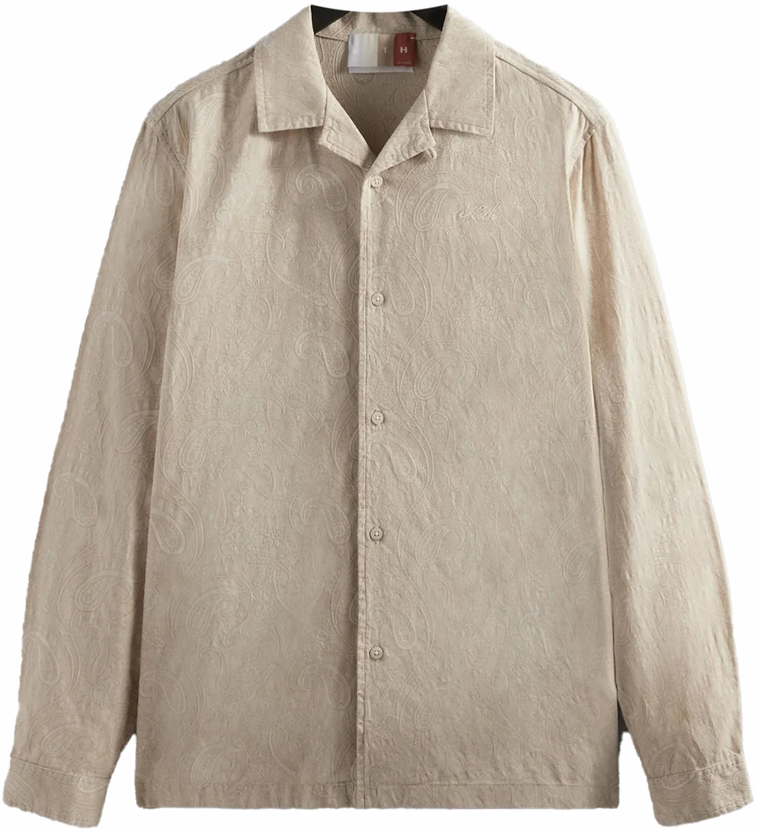 Kith Silk Cotton Thompson Camp Collar Shirt Nocturnal Men's - SS23