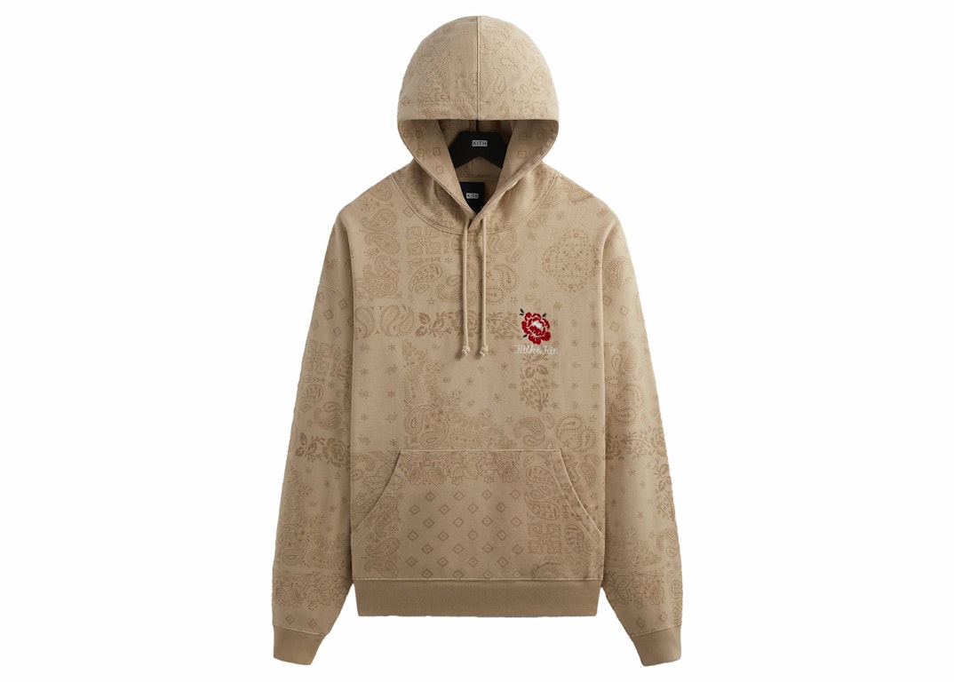 Pre-owned Kith Paisley Nelson Hoodie Canvas