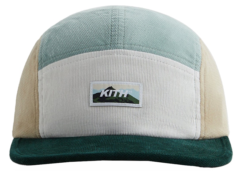 Pre-owned Kith Panelled Corduroy Camper Hat In Reverie