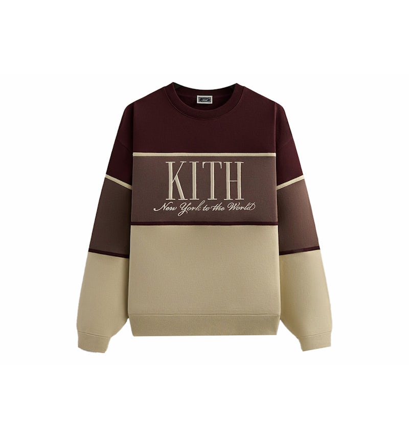 Kith Panelled Nelson Crewneck Rave Men's FW24 US