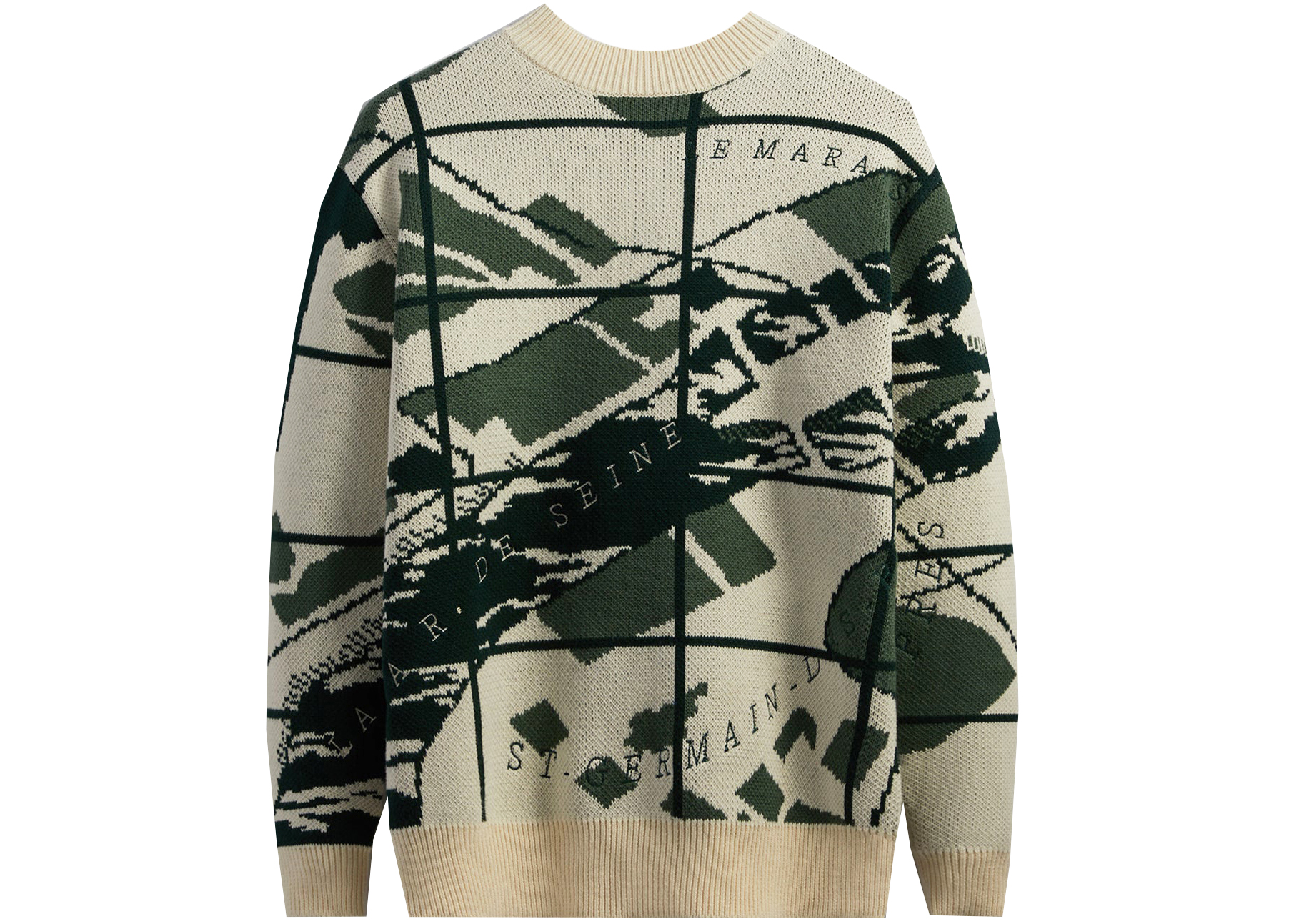 Kith Paris Atlas Crewneck Sandrift Men's - SS22 - US