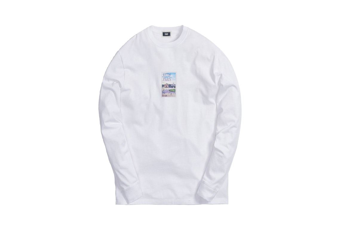 Pre-owned Kith Paris Stamp L/s Tee White