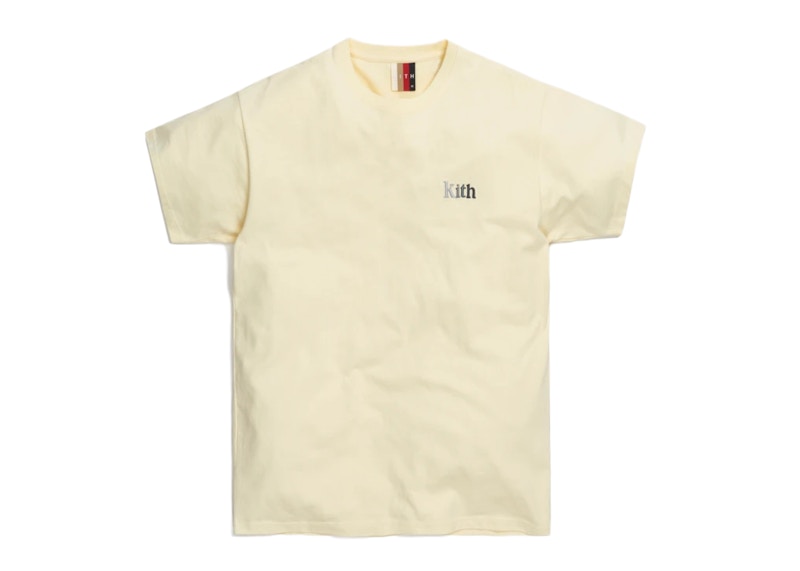 Kith Pastel Tee Pale Yellow