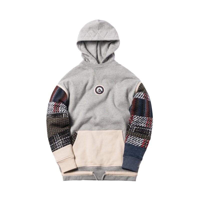 Kith patchwork williams 2025 hoodie off white