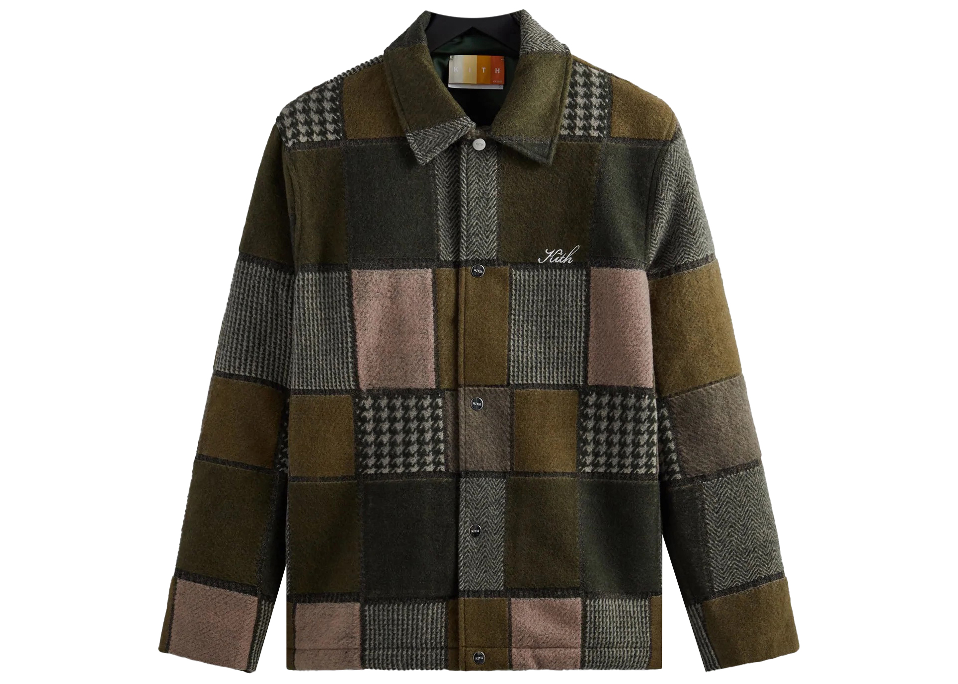Kith Patchwork Wool Coaches Jacket Canopy メンズ - FW22 - JP