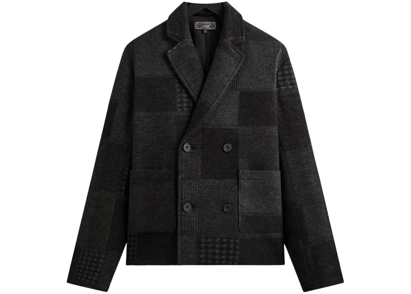 Kith Patchwork Wool Raya Blazer Shadow Men's - FW25 - GB