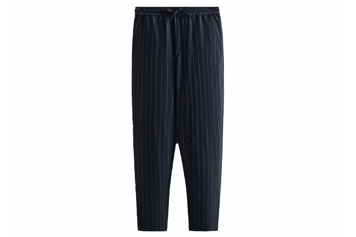 Pre-owned Kith Pinstripe Elmhurst Pant Nocturnal