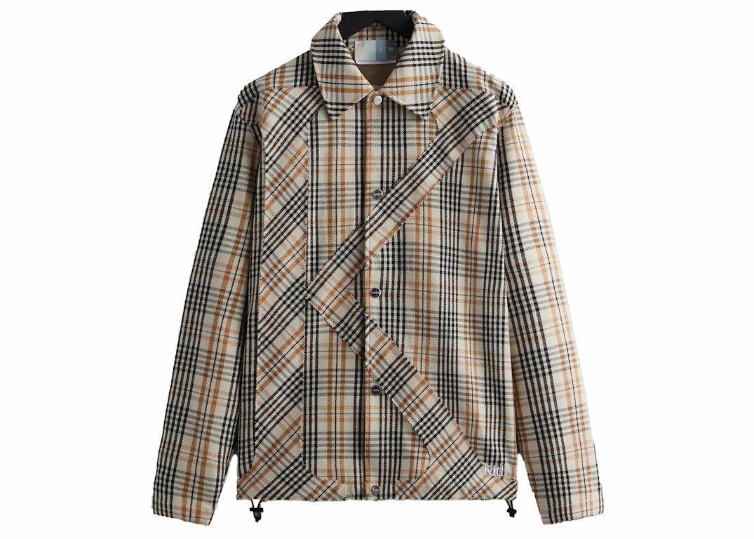 Pre-owned Kith Plaid Initial K Jacket Muslin
