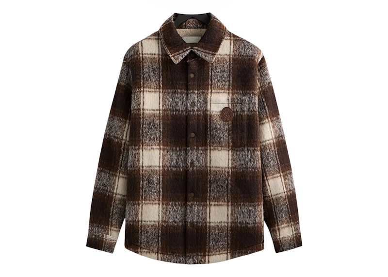 Kith Plaid Sheridan Shirt Jacket Robusta Uomo - FW24 - IT