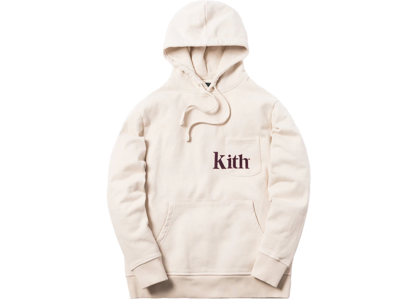 Kith Pocket Williams Hoodie Turtle Dove Men s FW18 GB