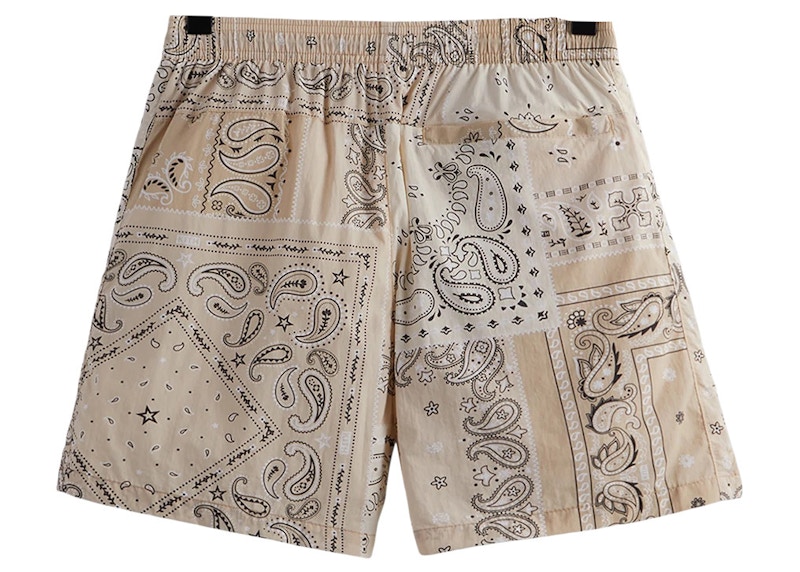 Kith Printed Active Deconstructed Bandana Swim Short Canvas Men's