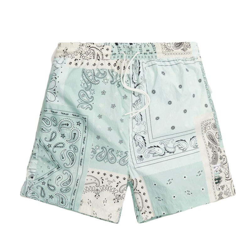 Kith Printed Active Swim Shorts Zen Green