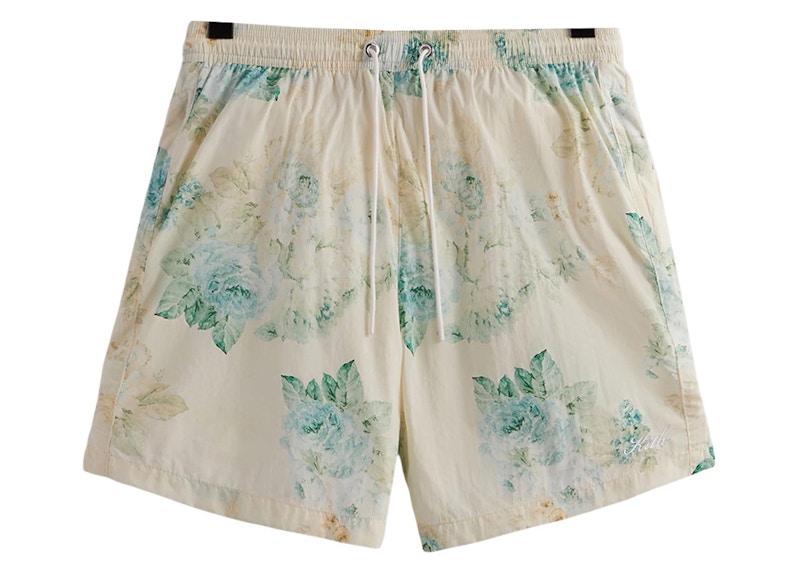 Kith Printed Active Vintage Roses Swim Short Waffle - SS22 男装- CN