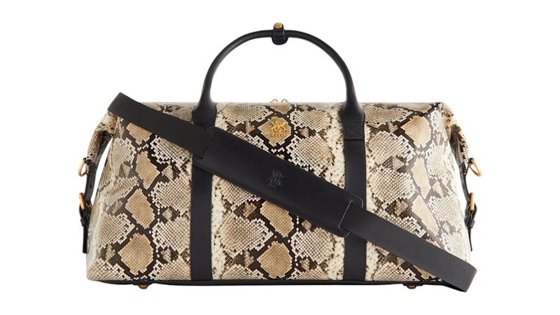 Kith Printed Python Duffle Bag Concrete