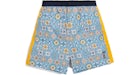 Kith Shorts Estampados con Panel Lateral Azul/Multi