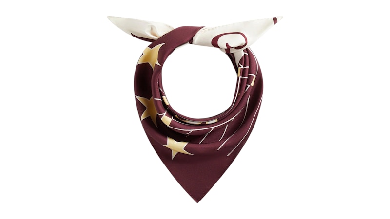 Kith Printed Silk Scarf Magma