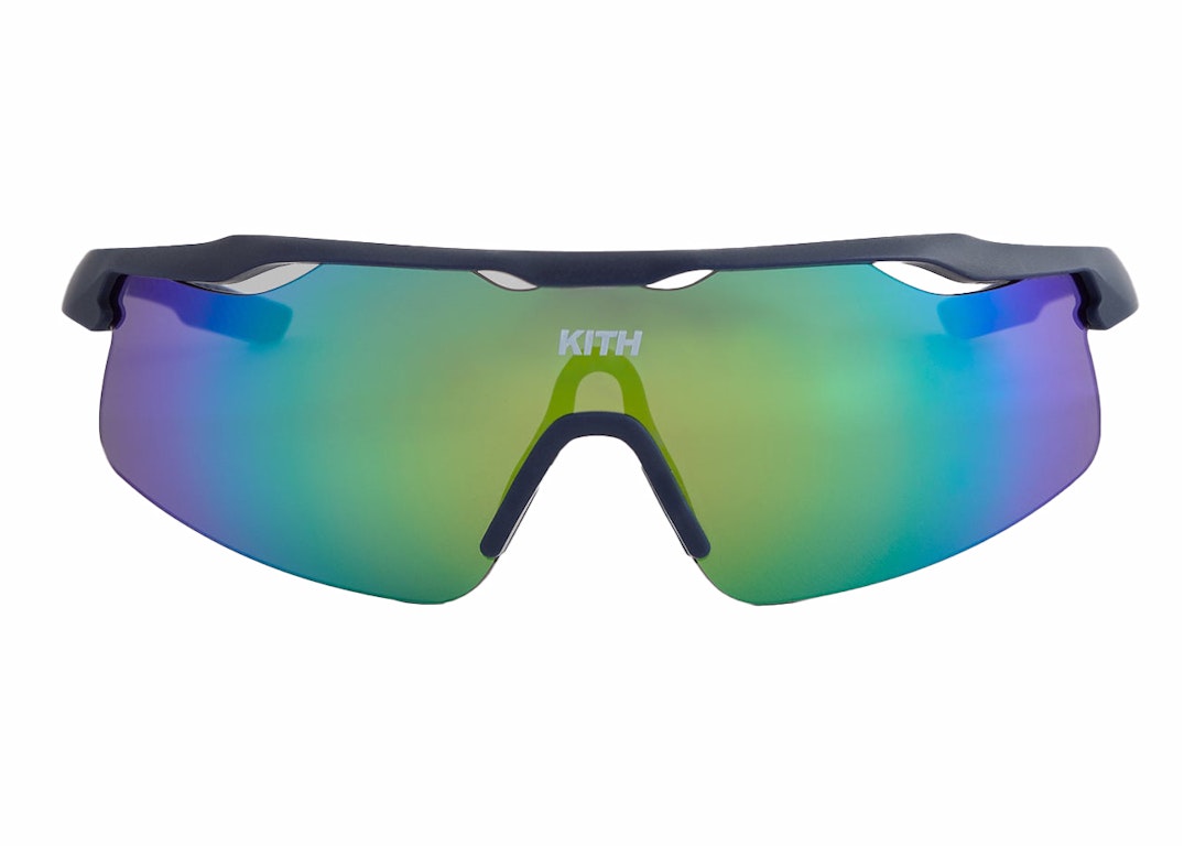Pre-owned Kith Racer Sunglasses Cyanotype