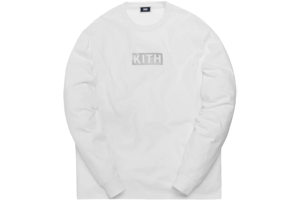 Kith Reflective L S Tee White