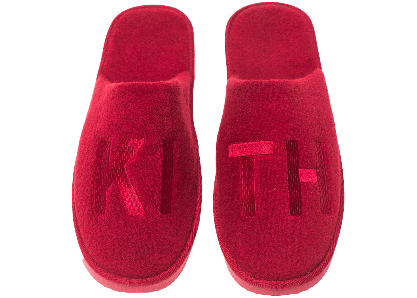 Kith Regal Stripe Slides Red Men's - SS18 - US
