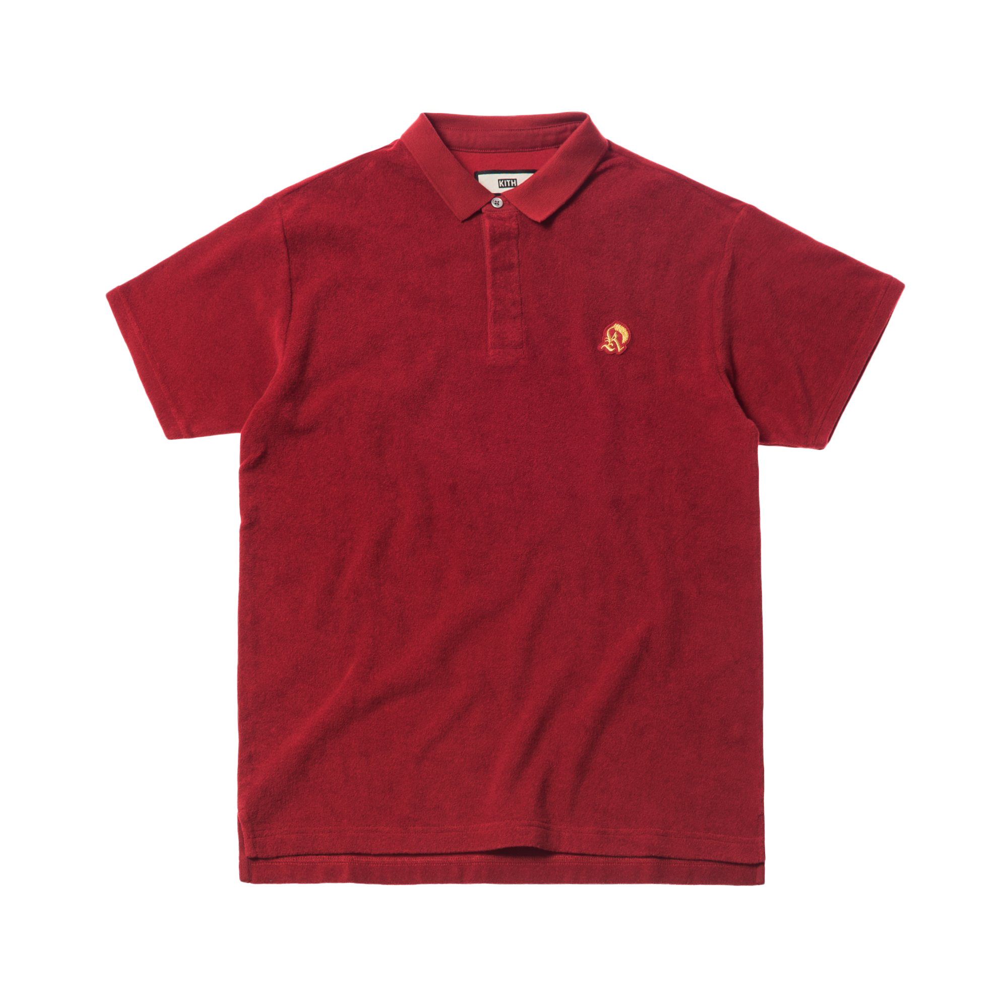 Supreme Stripe Terry S S Polo Red Men's - SS24 - US
