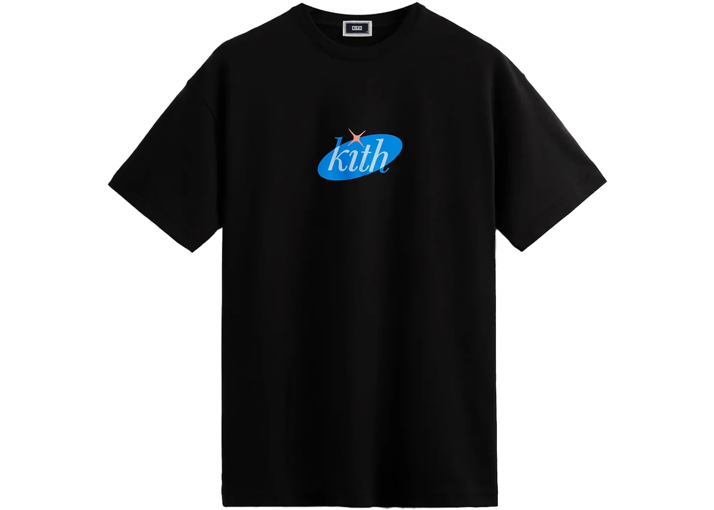 Kith Retro Logo Tee Black Men's - FW22 - US