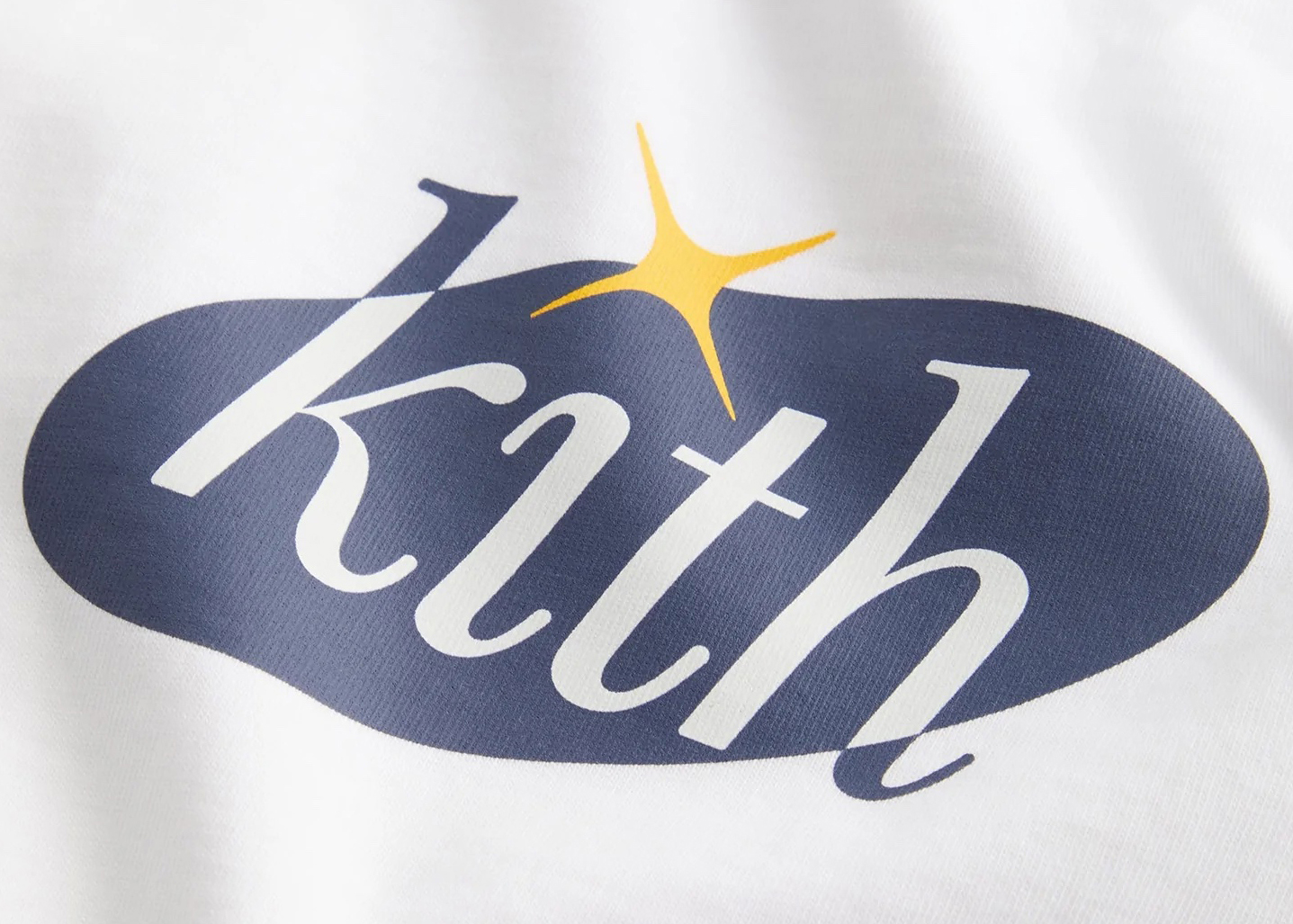 Kith Retro Logo Tee White Men's - FW22 - US