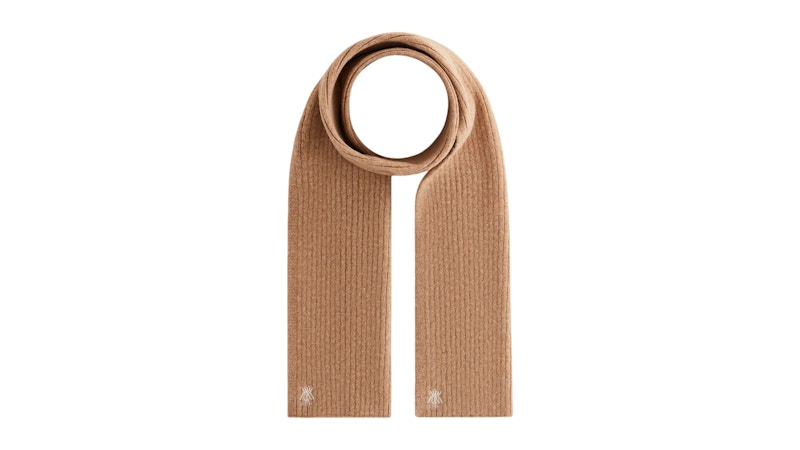 Kith Ribbed Knit Scarf Sandy Heather