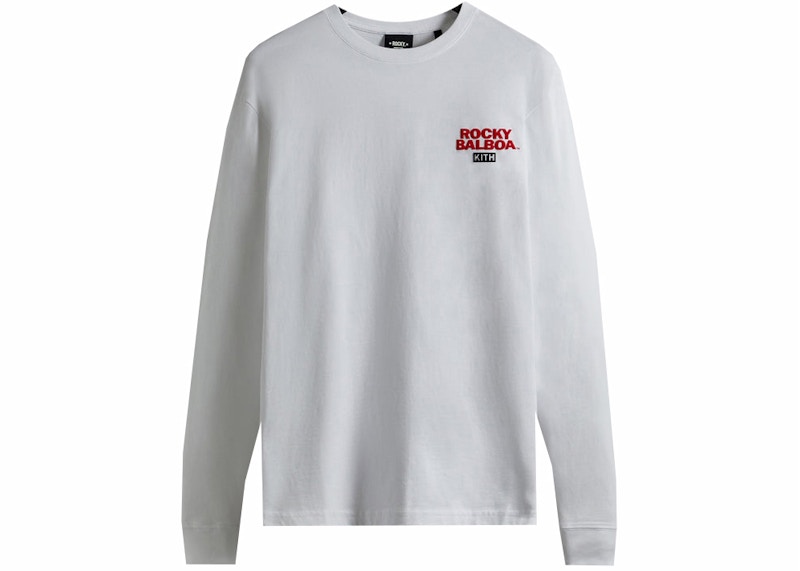 Kith Rocky Go The Distance L/S Tee White Men's - SS22 - US