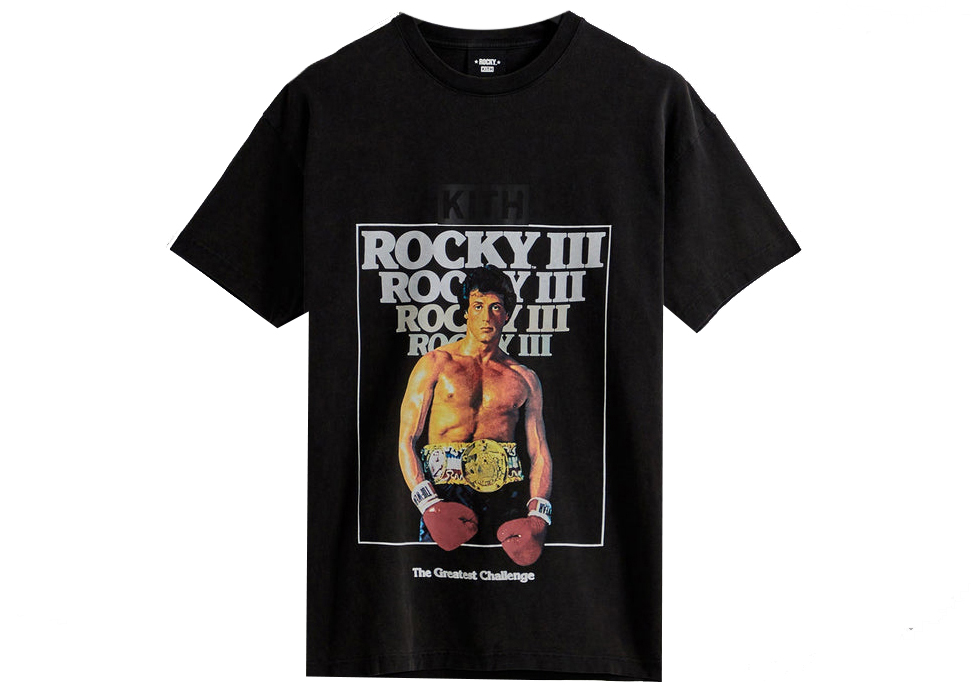 Kith Rocky IV Vintage Tee Black - SS22 Men's - US