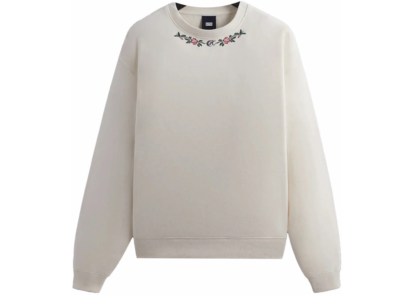 Kith Rose Nelson Crewneck Sandrift Men's - FW23 - US