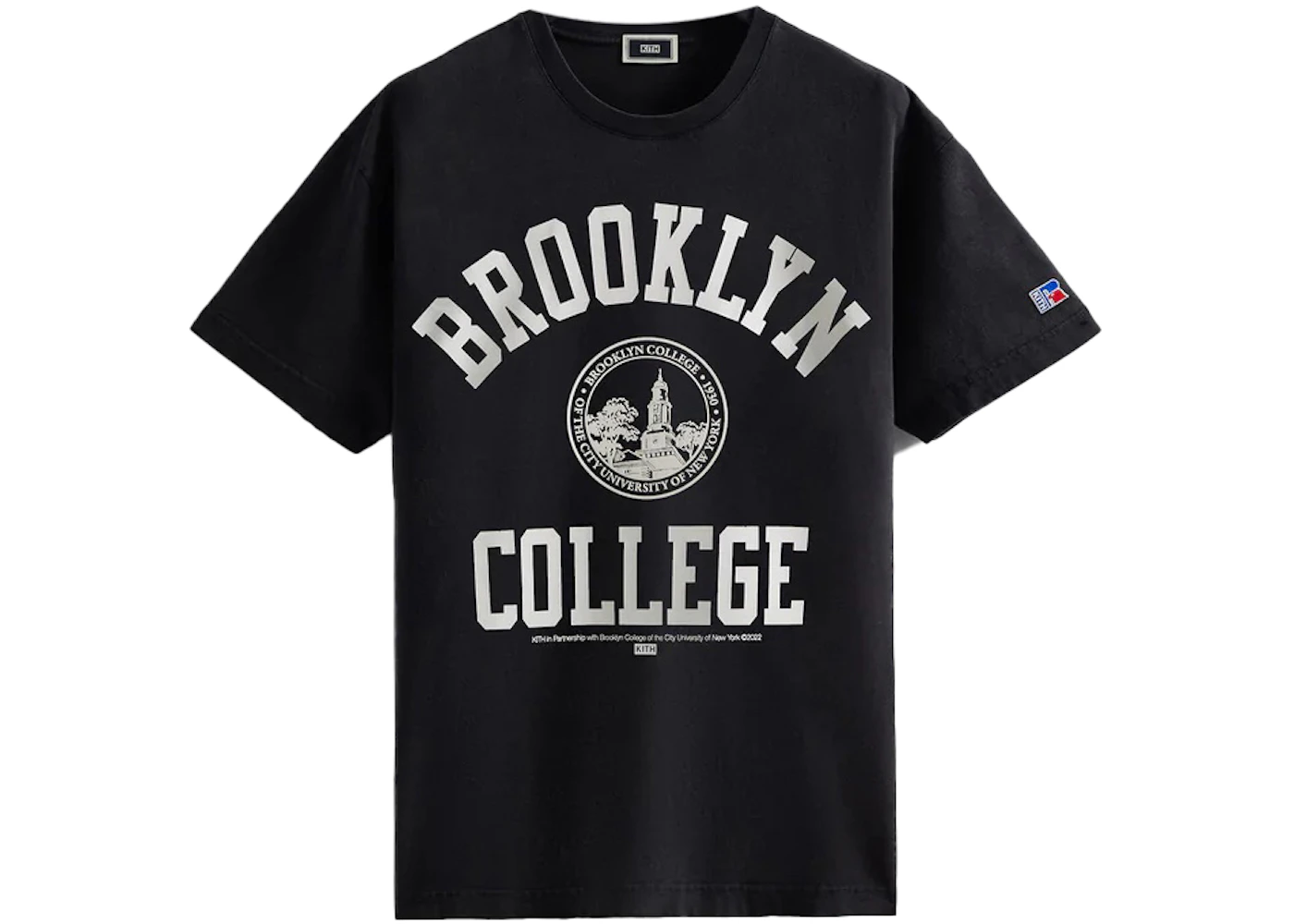 Kith Russell Athletic CUNY Brooklyn College Vintage Tee Black