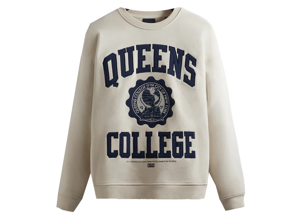 Kith Russell Athletic CUNY Queens College Crewneck Waffle - FW22 - GB