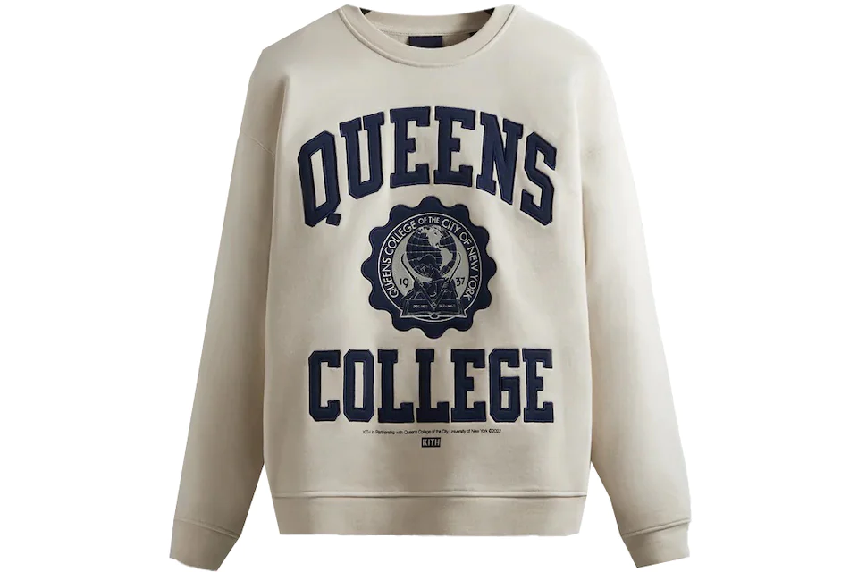 Kith Russell Athletic CUNY Queens College Crewneck Waffle