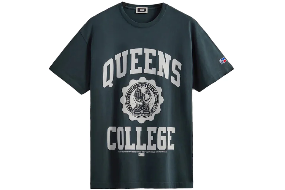 Kith Russell Athletic CUNY Queens College Vintage Tee Nocturnal