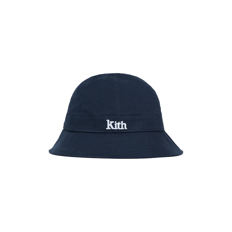 Kith Sandwash Cotton Bucket Hat Black FW20 US