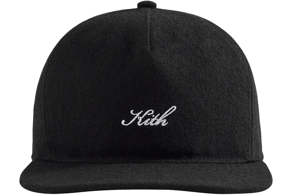Kith Script Cap Black Men's - FW22 - US