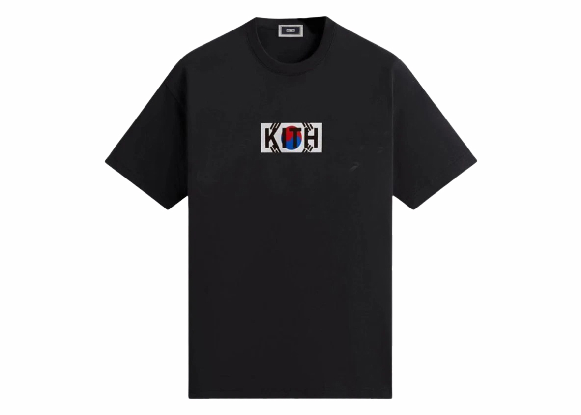 Kith Seoul Box Logo Tee Black