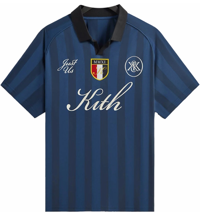 Kith Shadow Stripe Marcel Soccer Jersey Gulf Men's SS24 US