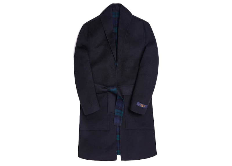 Kith Shawl Collar Becker Coat Black Men's - FW20 - US