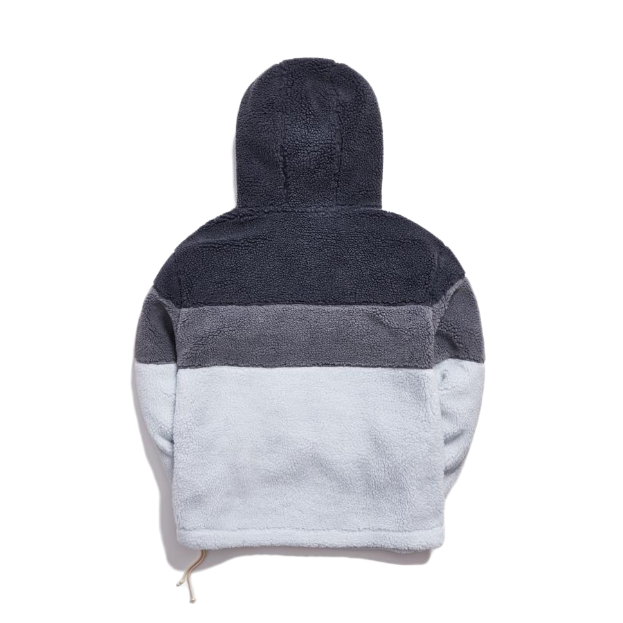 Kith Sherpa Double Pocket Hoodie Pearl Blue Men's - FW19 - GB