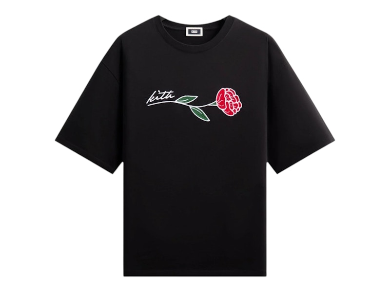 Men's Kith Signature Rose Jones Tee Shirt in Black