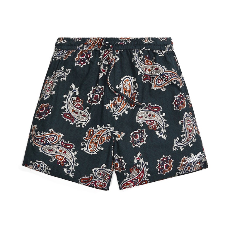 Pre-owned Kith Silk Cotton Printed Active Shorts Stadium