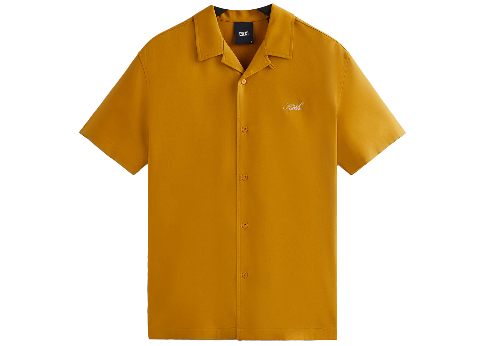 Kith Silk Cotton Thompson Camp Collar Shirt Flash