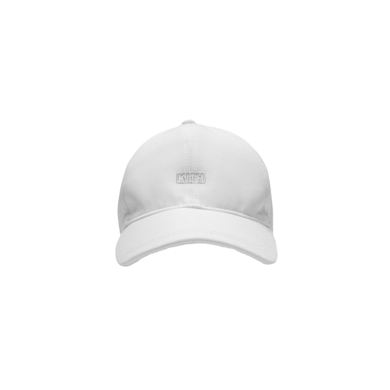 Kith Silver Classic Logo Cap White Men's - FW17 - US