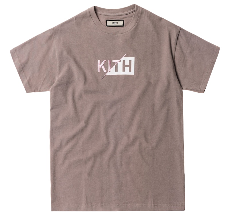 Kith Slash T-Shirt Cinder mit klassischem Logo