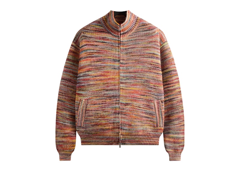 Kith Space Dye Wyona Full Zip Sweater Fervor Men's - SS25 - US